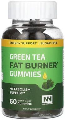 Nobi Nutrition, Green Tea Fat Burner Gummies, 60 Pectin-Based Gummies