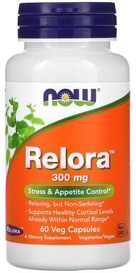 NOW Foods, Relora, 300 mg, 60 Veg Capsules