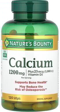Nature's Bounty, Calcium Plus Vitamin D3, 120 Softgels
