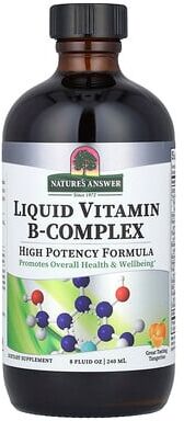 Nature's Answer, Liquid Vitamin B-Complex, Tangerine , 8 fl oz (240 ml)