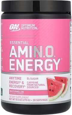 Optimum Nutrition, Essential Amin.O. Energy®, Watermelon, 9.5 oz (270 g)