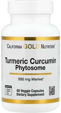 California Gold Nutrition, Turmeric Curcumin Phytosome Meriva®, 500 mg, 60 Veggie Capsules