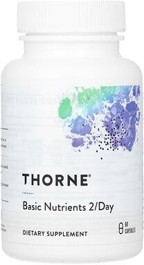 Thorne, Basic Nutrients 2/Day, 60 Capsules