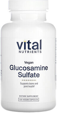 Vital Nutrients, Vegan Glucosamine Sulfate, 120 Vegan Capsules (750 mg per Capsule)