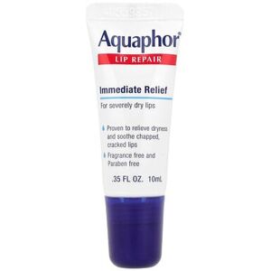 Aquaphor, Lip Repair, Immediate Relief, Fragrance Free, 0.35 fl oz (10 ml) Aquaphor, Lip Repair, Immediate Relief, Fragrance Free, 0.35 fl oz (10 ml)