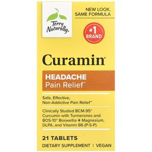 Terry Naturally, Curamin®, Headache Pain Relief, 21 Tablets Terry Naturally, Curamin®, Headache Pain Relief, 21 Tablets
