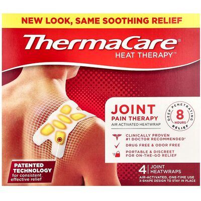 ThermaCare, Heat Therapy™, Joint Pain Therapy, 4 Joint Heatwraps ThermaCare, Heat Therapy™, Joint Pain Therapy, 4 Joint Heatwraps
