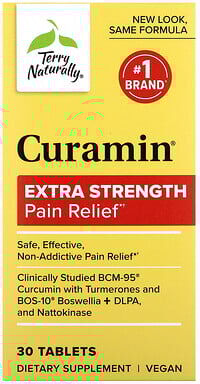 Care+ Terry Naturally, Curamin, Pain Relief, 30 Tablets