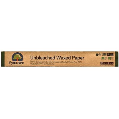 Care+ If You Care, Unbleached Waxed Paper, 75 sq ft (75 ft x 12 in) Care+ If You Care, Unbleached Waxed Paper, 75 sq ft (75 ft x 12 in)