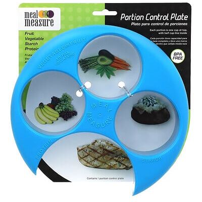 Flents, Meal Measure, Portion Control Plate, Blue, 1 Count Flents, Meal Measure, Portion Control Plate, Blue, 1 Count