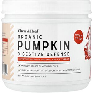 Chew + Heal, Organic Pumpkin Digestive Defense, For Dogs, 16 oz (454 g) Chew + Heal, Organic Pumpkin Digestive Defense, For Dogs, 16 oz (454 g)