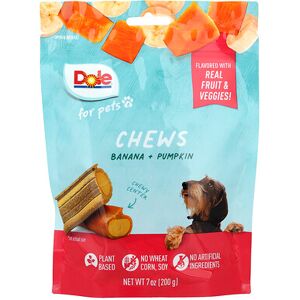 Dole for Pets, Chews, Banana + Pumpkin, 7 oz (200 g) Dole for Pets, Chews, Banana + Pumpkin, 7 oz (200 g)
