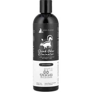 Kin+Kind, Skunk Odor Eliminator Shampoo, For Dogs + Cats, Unscented, 12 fl oz (354 ml) Kin+Kind, Skunk Odor Eliminator Shampoo, For Dogs + Cats, Unscented, 12 fl oz (354 ml)