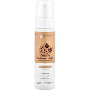 Kin+Kind, Soothing Waterless Bath, Cleansing Foam For Dogs, Almond + Vanilla, 8 fl oz (236 ml) Kin+Kind, Soothing Waterless Bath, Cleansing Foam For Dogs, Almond + Vanilla, 8 fl oz (236 ml)
