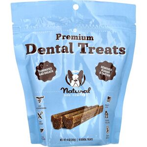 Natural Dog Company, Premium Dental Treats, For Dogs, All Ages, 18 Dental Treats, 14 oz (397 ml) Natural Dog Company, Premium Dental Treats, For Dogs, All Ages, 18 Dental Treats, 14 oz (397 ml)