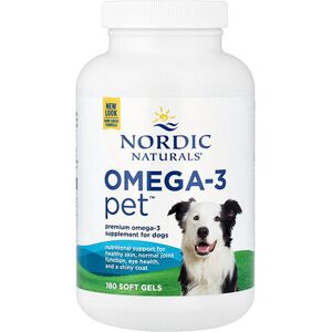 Nordic Naturals, Omega-3 Pet™, For Dogs, 180 Soft Gels Nordic Naturals, Omega-3 Pet™, For Dogs, 180 Soft Gels
