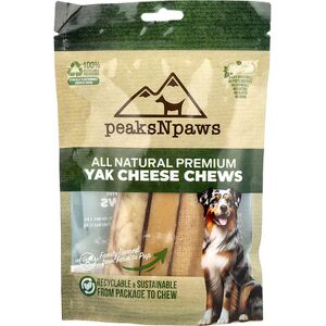 peaksNpaws, All Natural Premium Yak Cheese Chews, Medium, 3 Chews, 7.5 oz peaksNpaws, All Natural Premium Yak Cheese Chews, Medium, 3 Chews, 7.5 oz