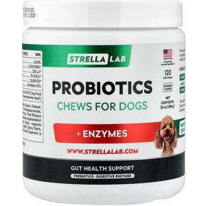 StrellaLab, Probiotics, Chews For Dogs, Chicken, 120 Soft Chews, 10 oz (288 g) StrellaLab, Probiotics, Chews For Dogs, Chicken, 120 Soft Chews, 10 oz (288 g)