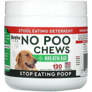 StrellaLab, No Poo Chews, For Dogs And Cats, 120 Soft Chews, 9.3 oz (264 g) StrellaLab, No Poo Chews, For Dogs And Cats, 120 Soft Chews, 9.3 oz (264 g)