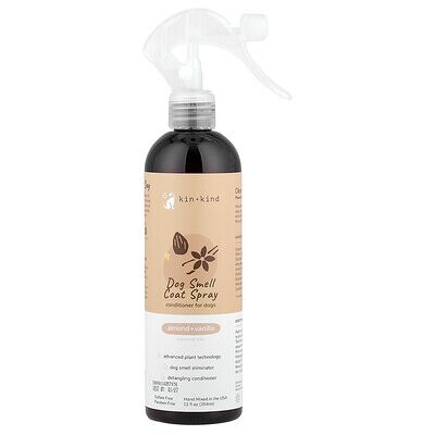 Kin+Kind, Dog Smell Coat Spray, Conditioner For Dogs, Almond + Vanilla, 12 fl oz (354 ml) Kin+Kind, Dog Smell Coat Spray, Conditioner For Dogs, Almond + Vanilla, 12 fl oz (354 ml)