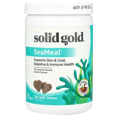 Solid Gold, SeaMeal™, For Dogs, 120 Soft Chews, 12.7 oz (360 g) Solid Gold, SeaMeal™, For Dogs, 120 Soft Chews, 12.7 oz (360 g)