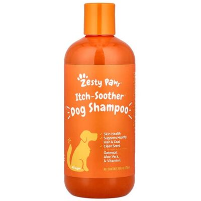 Zesty Paws, Itch-Soother™ Dog Shampoo, All Ages, Clean , 16 fl oz (473 ml) Zesty Paws, Itch-Soother™ Dog Shampoo, All Ages, Clean , 16 fl oz (473 ml)
