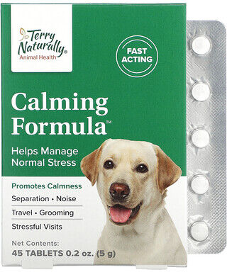Terry Naturally, Calming Formula, For Dogs, 45 Tablets, 0.2 oz (5 g)