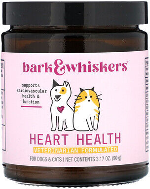 Dr. Mercola, Bark & Whiskersâ„¢, Heart Health, For Dogs & Cats, 3.17 oz (90 g)
