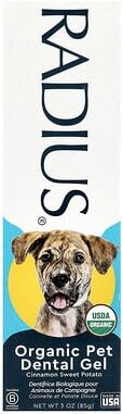 RADIUS, Organic Pet Dental Gel, Cinnamon Sweet Potato, 3 oz (85 g)