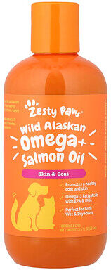 Zesty Paws, Wild Alaskan Omega + Salmon Oil, For Dogs & Cats, 8.5 fl oz (251 ml)