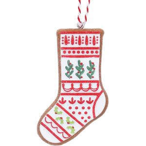 Gisela Graham Assorted Gingerbread Stocking Resin Tree Decoration Gisela Graham Assorted Gingerbread Stocking Resin Tree Decoration