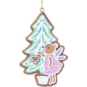 Gisela Graham Assorted Gingerbread Animal Fairy & Tree Resin Tree Decoration Gisela Graham Assorted Gingerbread Animal Fairy & Tree Resin Tree Decoration