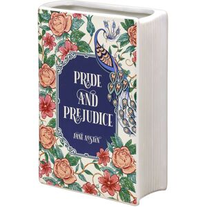 Steel Mill ‘Pride and Prejudice’ Large Book Vase Steel Mill ‘Pride and Prejudice’ Large Book Vase