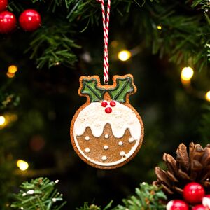 Gisela Graham Gingerbread Christmas Pudding Resin Tree Decoration Gisela Graham Gingerbread Christmas Pudding Resin Tree Decoration