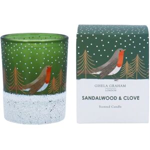 Gisela Graham Robin ‘Sandalwood & Clove’ Small Scented Jar Candle Gisela Graham Robin ‘Sandalwood & Clove’ Small Scented Jar Candle