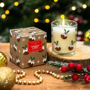 Gisela Graham Christmas Puddings ‘Cinnamon & Apple’ Small Scented Jar Candle Gisela Graham Christmas Puddings ‘Cinnamon & Apple’ Small Scented Jar Candle