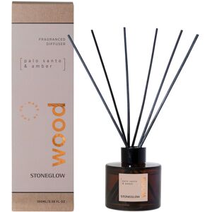 Stoneglow Elements - Wood Palo Santo & Amber 100ml Reed Diffuser Stoneglow Elements - Wood Palo Santo & Amber 100ml Reed Diffuser