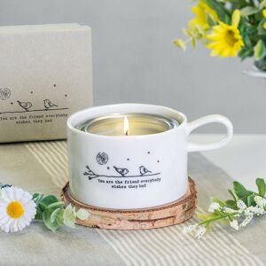 East of India ‘You Are The Friend’ Handled Candle Holder - Candle Holder East of India ‘You Are The Friend’ Handled Candle Holder - Candle Holder