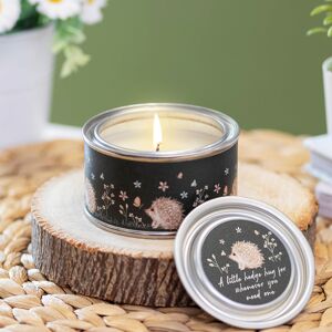 East of India Meadow Friends Hedgehog Tin Candle East of India Meadow Friends Hedgehog Tin Candle