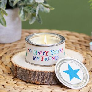 East of India ‘So Happy You’re My Friend’ Wobbly Word Candle East of India ‘So Happy You’re My Friend’ Wobbly Word Candle