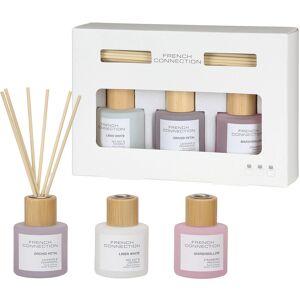 French Connection Pastel Trio of 50ml Reed Diffuser Gift Set French Connection Pastel Trio of 50ml Reed Diffuser Gift Set