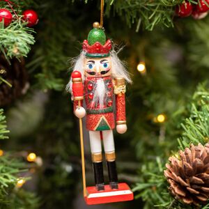 Gisela Graham Assorted Large Wooden Nutcracker Tree Decoration Gisela Graham Assorted Large Wooden Nutcracker Tree Decoration