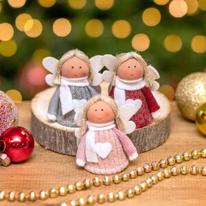 Joe Davies Assorted Craft Sitting Angels Christmas Decoration Joe Davies Assorted Craft Sitting Angels Christmas Decoration