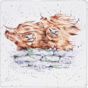 Wrendale Designs ‘Blown Away’ Highland Cow Small Canvas Wrendale Designs ‘Blown Away’ Highland Cow Small Canvas