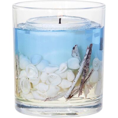 Stoneglow Elements - Water Wood Sage & Samphire Gel Vase Candle Stoneglow Elements - Water Wood Sage & Samphire Gel Vase Candle
