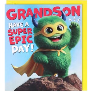 Pigment Furocious Friends Grandson Birthday Card Pigment Furocious Friends Grandson Birthday Card