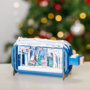 Alljoy Design Santa With Sledge Message In A Bottle Christmas Card Alljoy Design Santa With Sledge Message In A Bottle Christmas Card