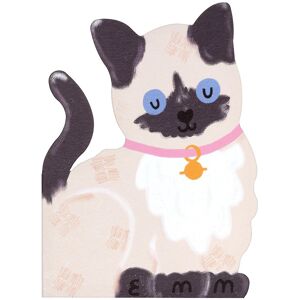 Raspberry Blossom Siamese Cat Small Greeting Card Raspberry Blossom Siamese Cat Small Greeting Card