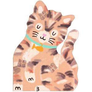 Raspberry Blossom Tabby Cat Small Greeting Card Raspberry Blossom Tabby Cat Small Greeting Card