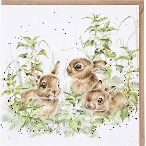 Wrendale Designs ‘Spring Hares’ Hare Greetings Card Wrendale Designs ‘Spring Hares’ Hare Greetings Card